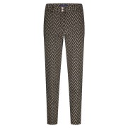 W Red Button Broek Diana Graphic Black multi